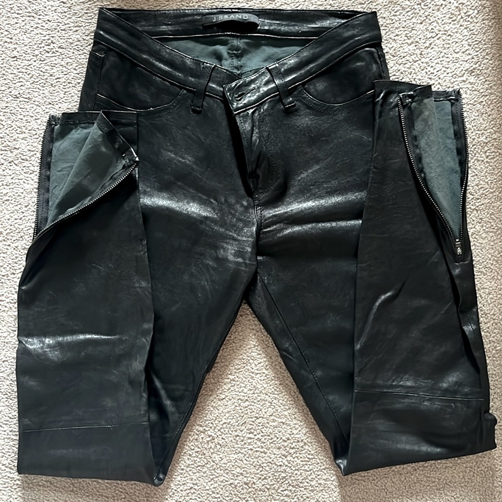 J BRAND 100% Lamb Leather Pants